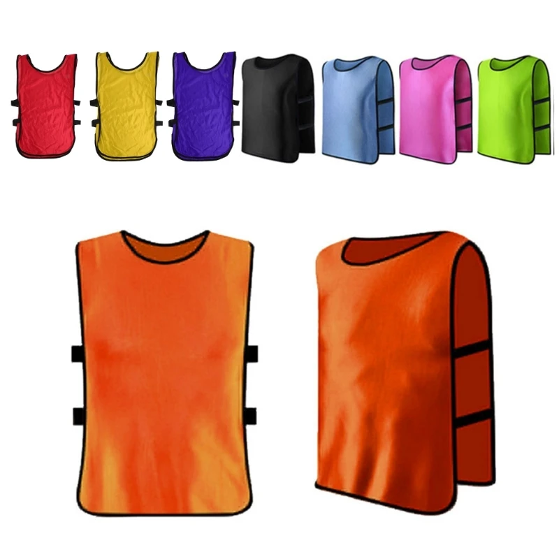 

Children Kid Team Sports Football Soccer Training Pinnies Jerseys Train Bib Vest