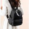 New Big Soft Cow Leather Women Backpack Black Grey High Quality Cowskin Ladies Rucksacks Leisure Business Travel Shoulder Bag 3