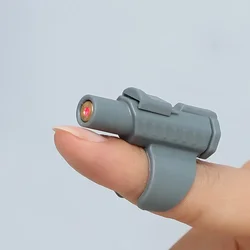 Interactive Finger Sleeve Laser Toy for Cats - Portable Mini Pet Entertainment Device (GRAY)