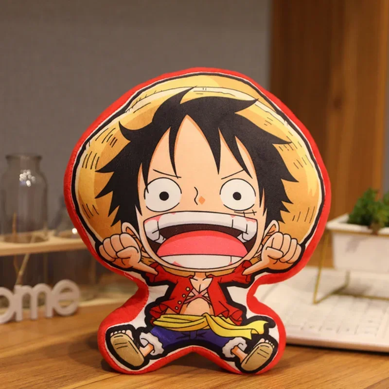 Anime One Piece Plush Pillow Doll Toys CartoonFigure Luffy Chopper Ace Roronoa Zoro Cute Stuffed Pillow Doll Kids Xmas Gifts