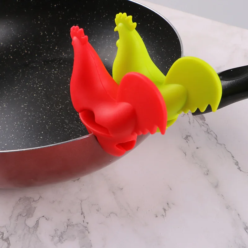 Dropship Creative Pepper Carrot Chicken Thigh Shape Overflow Stopper Cute Silicone  Spill-proof Pot Lid Rack Pot Cover Lifter Kitchen Tool to Sell Online at a  Lower Price