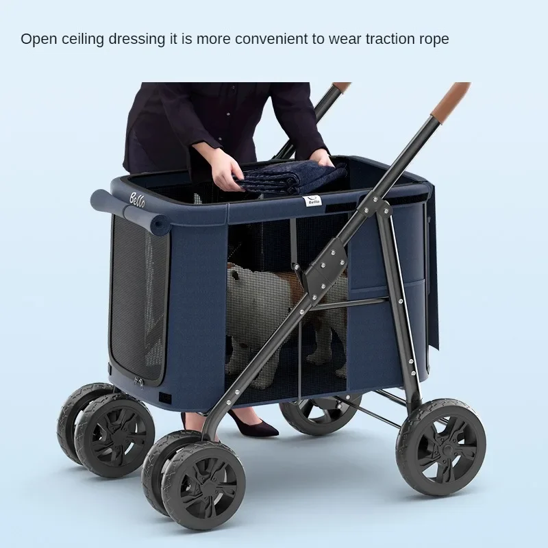 Large Multifunction Pet Stroller 4