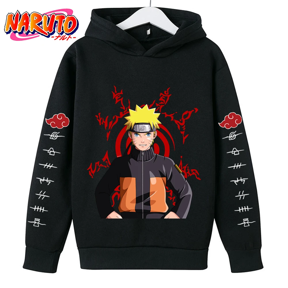 Ropa de Naruto para niños, sudaderas con capucha de algodón para bebés, ropa  de otoño para niños, disfraz de Sasuke de Anime japonés Kakashi, novedad de  2022| | - AliExpress