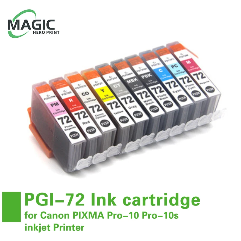 Tinta Compatible Canon Pgi-72 Negro Mate Pixma Pro-10 | Envío Gratis
