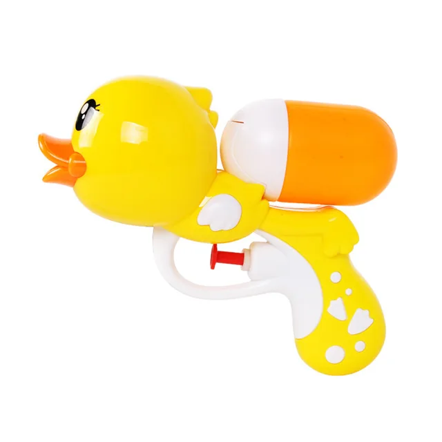 1pcs Children's Cartoon Little Yellow Duck Water Gun Toy Q Version Mini Water Gun Baby Bath Beach Toys Parent-child Outdoor Toys 5