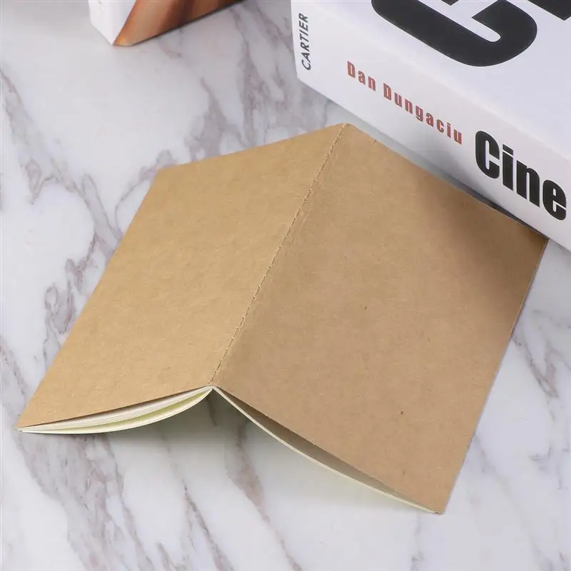 12pcs Notebook Kraft Journal Notebooks Unlined Blank Mini Pad Notepad Diary Notebooks For Works Organizer Paper For Work - 3