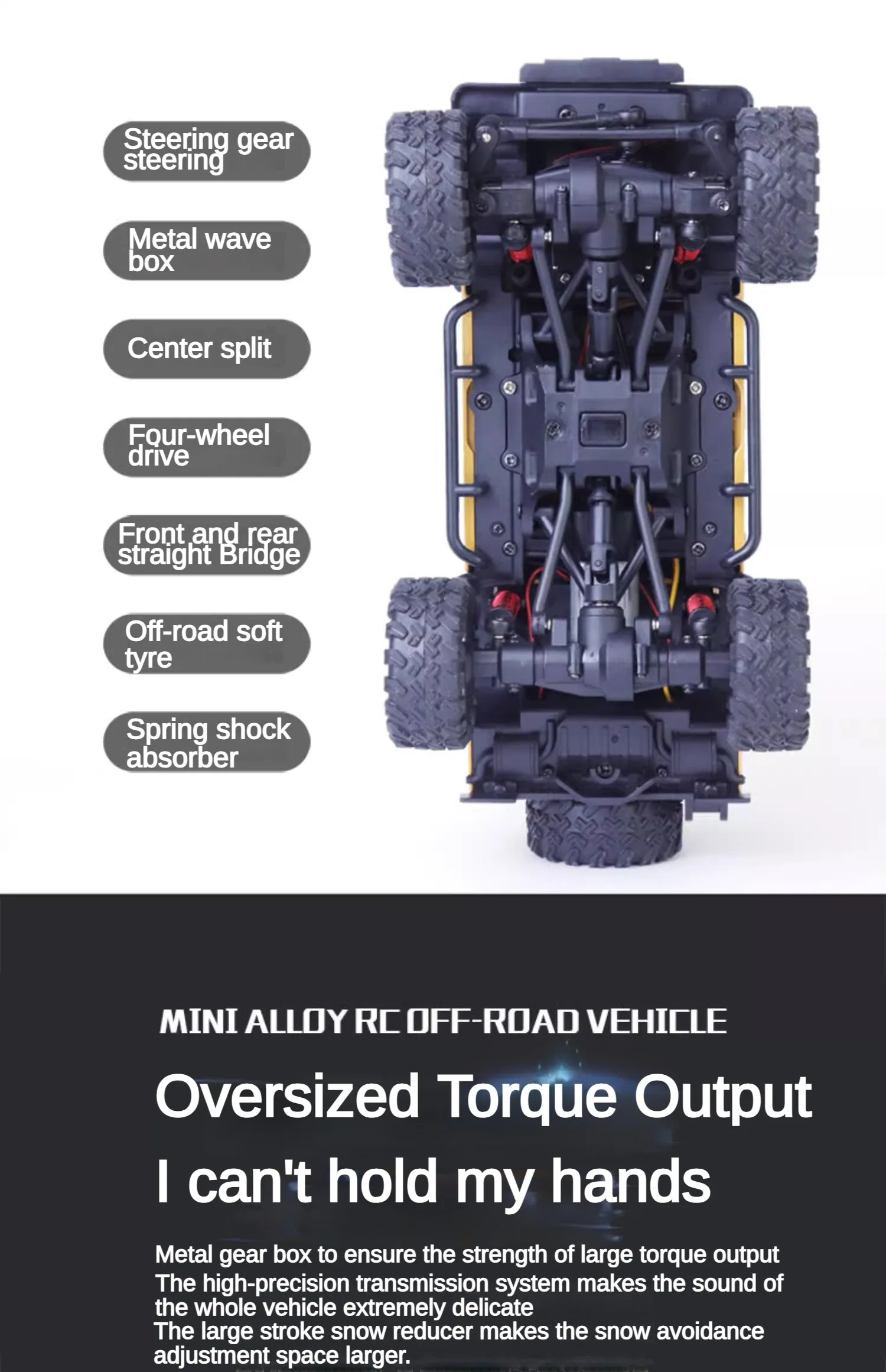 Mini Alloy Remote Control Car D90 Small Simulation Four-wheel Drive Off-road Climbing Model Drift Car Boy Electric Toys 6