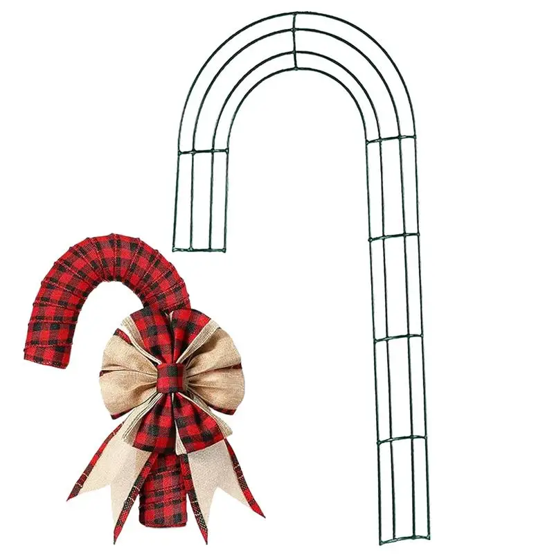 Candy Cane Wreath Frame for Holiday Decor