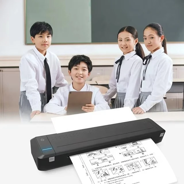 MT800 8인치 모바일 미니 A4 USB 휴대용 열전사 프린터 문서 PDF 종이 인쇄기 사무실 비즈니스용