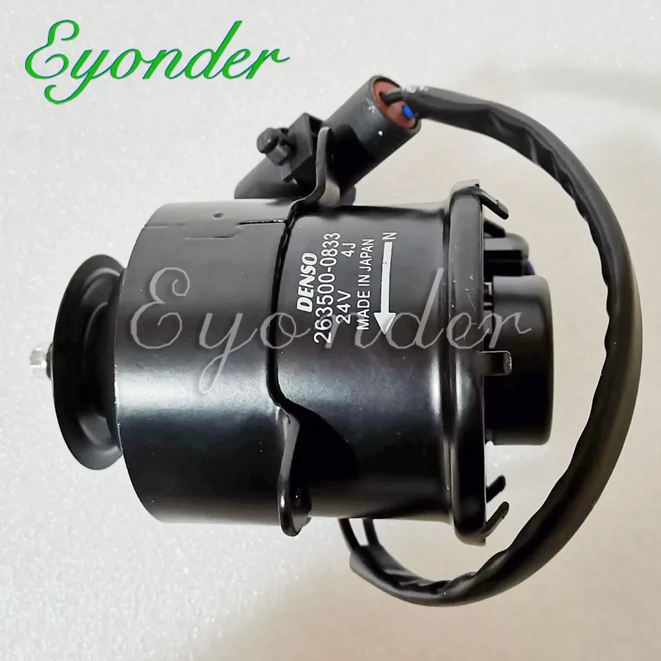 Ac a/cエアコン空調送風機コンデンサーファンモーター小松ショベル 24v