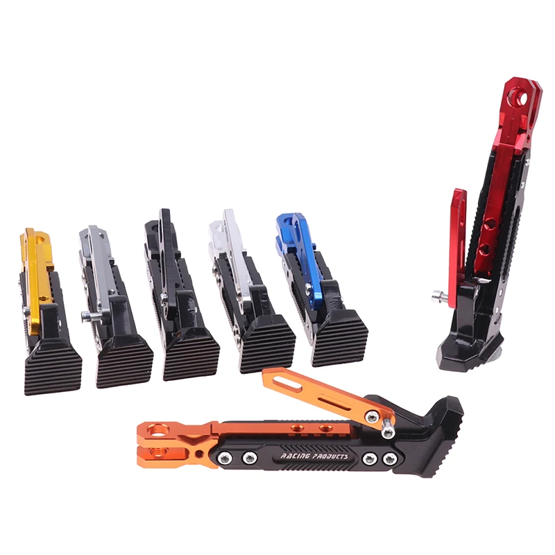 UniversalMotorcycleKickstandKickBracketFootSideStandSupportorParkingCrutchHolderPit