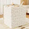 Non-Woven Fabric Clothes Quilt Storage Box Foldable Stackable Clothes Storage Box Dustproof with Handle Luggage Moving Bags 4
