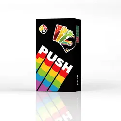 Push Card Game - Thrilling Strategy Challenge for Adults and Teens, Perfect Family Fun for 2 to 6 Players (Push)
