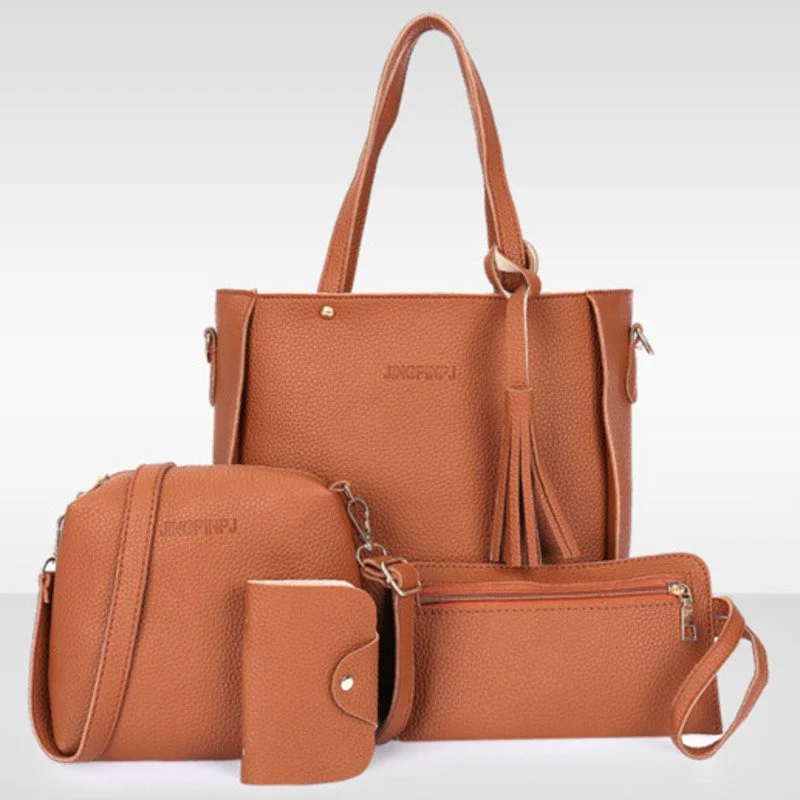 Versatile Pattern Bag Lychee Shoulder Handheld Large Capacity Handbag For Woman High-Quality Messenger Luxury Crossbody Casual