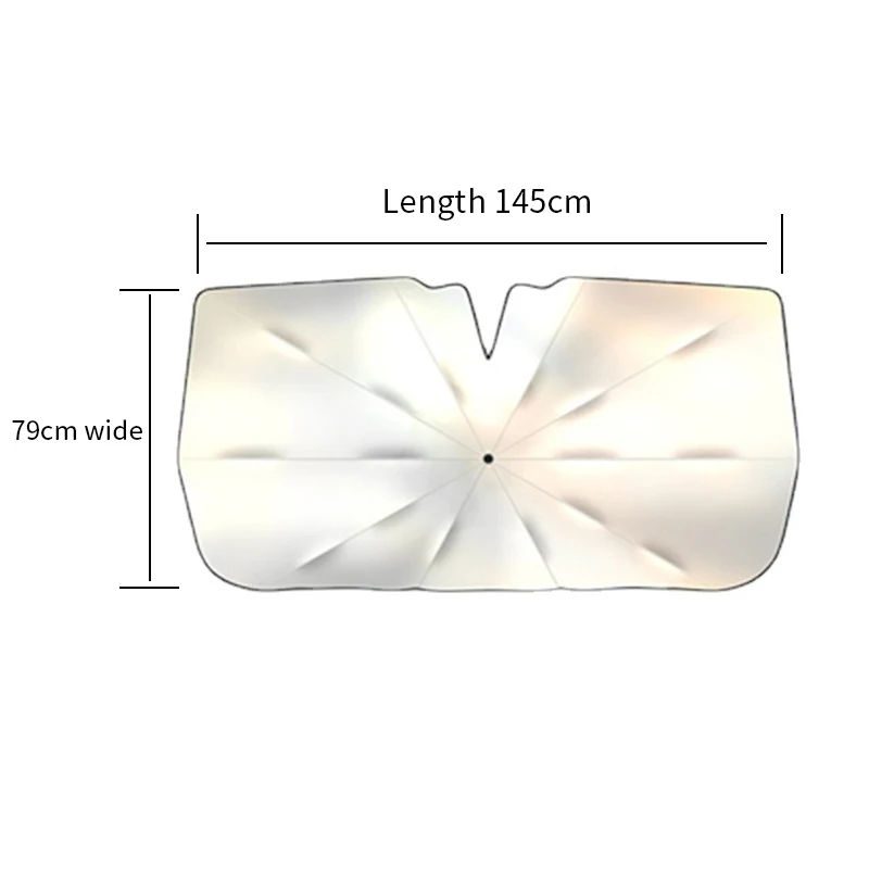 Car Sunshade Windshield Umbrella LEIBOO Foldable Summer Protection Heat Insulation