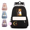 Popular Anime Rengoku Kyoujurou Pattern Backpack Teenager Fashion Large Capacity Schoolbag Campus Backpack Laptop Backpacks 1