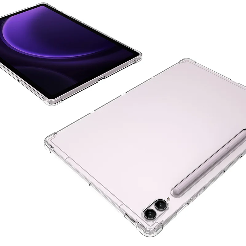 Premium Transparent TPU Airbag Tablet Case, Soft Protective Cover