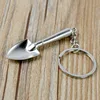 Shovel Keyring Creative Lovely Metal Pendant Tool Key Chain Silver 4