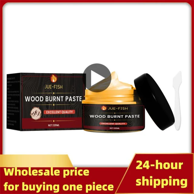 Wood Burning Gel Easy to Apply Burn Paste for Wood Craft Combustion Gel