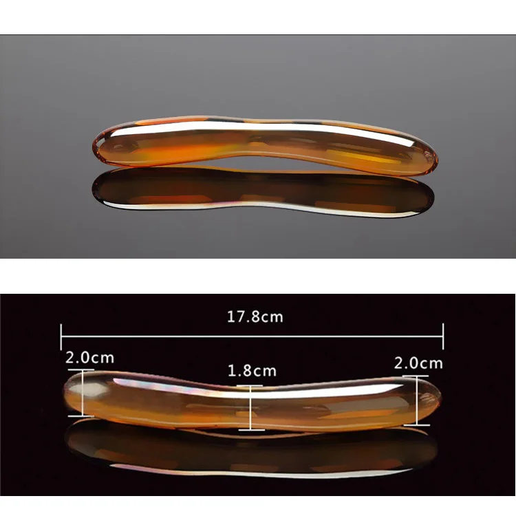 Crystal Clear Glass Dildo Anal Plug G-spot Stimulation Dildo Glass Anal Butt Plug Sex Toys for Woman Couples Vaginal Massage sex toys