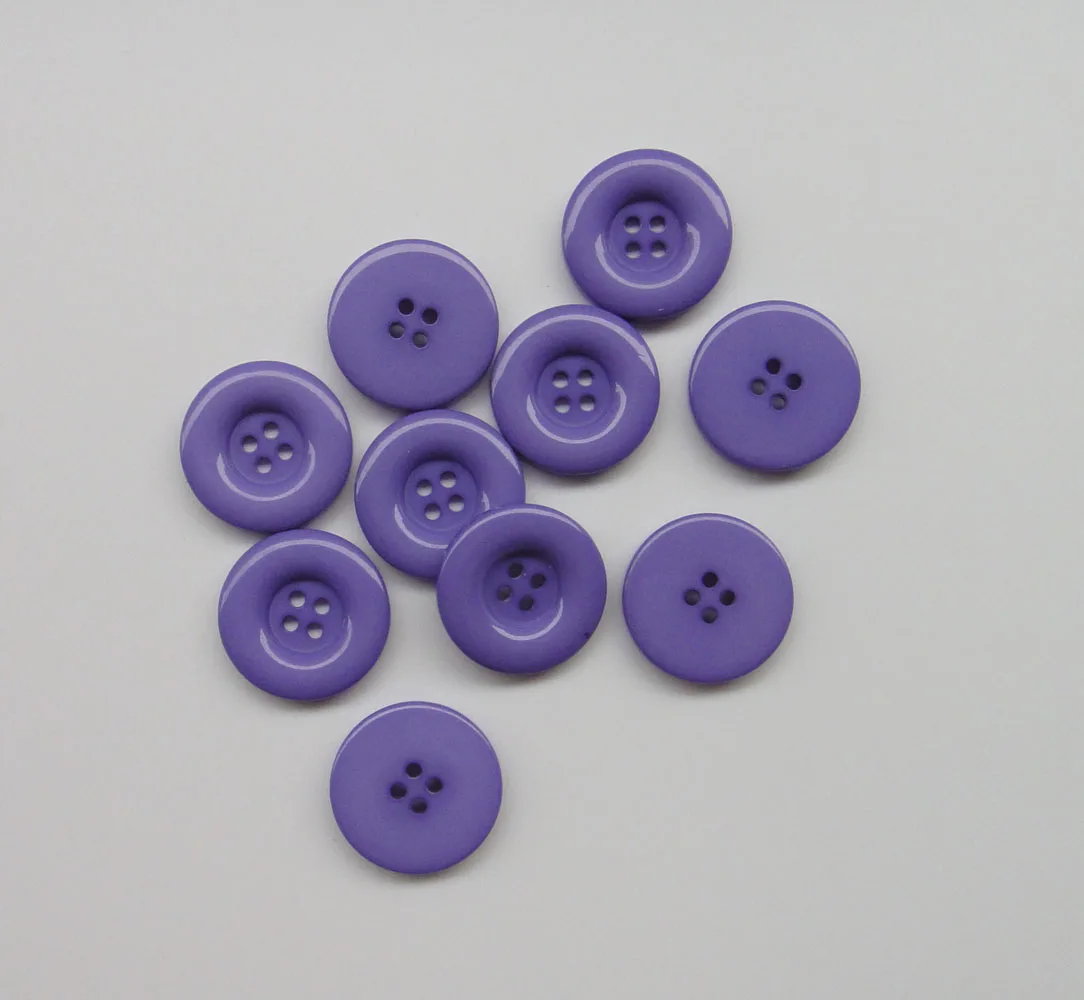 10 Bottoni In Resina 2 Fori, 5 Mm, Colore Caffè Chiaro, Per Cappotti, Cucito Creativo E Scrapbooking - 2