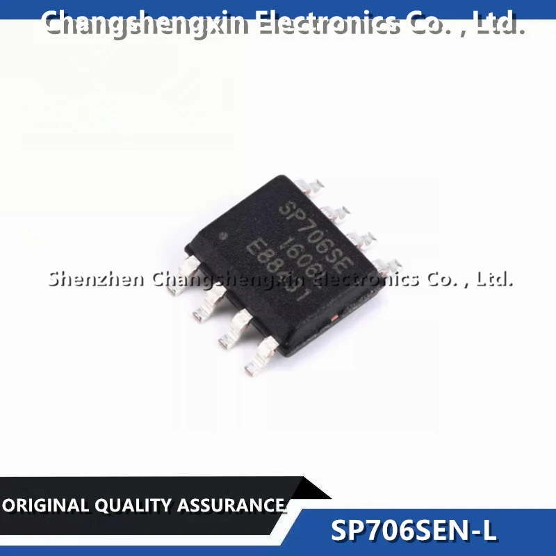 10PCS New Original SP706SE SP706SEN-L/TR 1 Channel MCU monitor low effective reset chip SOIC8 Simple Reset/Power-On Reset