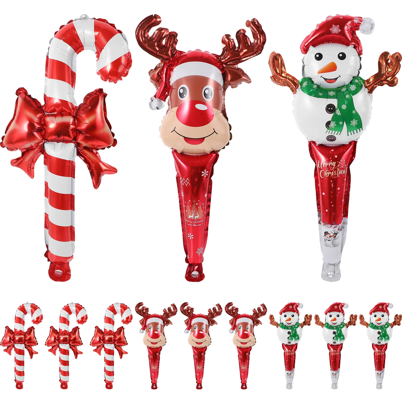 

Aluminum Film Balloon Xmas Gifts Christmas Balloons for Party Gingerbread Decoration Decorations