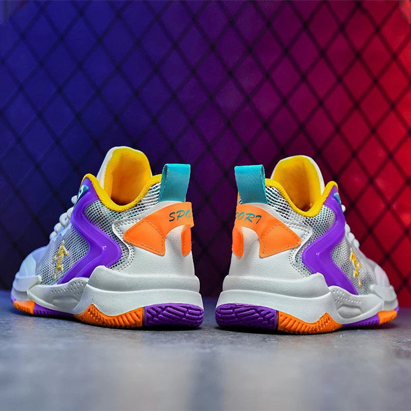 Hot sale Brand Basketball Shoes For Children Outdoor Breathable Basketball Sneakers Boy Kids Sports Shoes Tennis tenis para niño