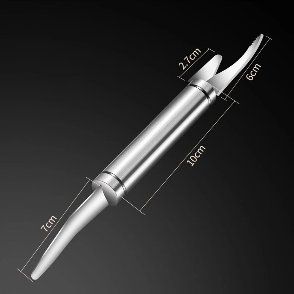 5 In 1 Multifunctional Shrimp Line Fish Maw Knife Shrimp Peeler Stainless Steel Kitchen Fish Scale Planer Duck Intestine Tool fish scales scraper fish scale cleaner shrimp peeler fish scale scraper