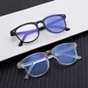 Transparent Myopia Glasses Women Blue Light Blocking Computer Eyeglasses Men Oversized Ultralight Shortsighted Eyewear 0 To -600 2