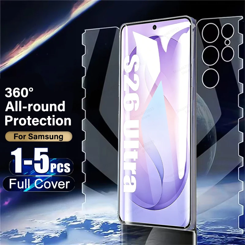 360° Full Body Butterfly Screen Protector - Clear Hydrogel Film (1-5 Pack)