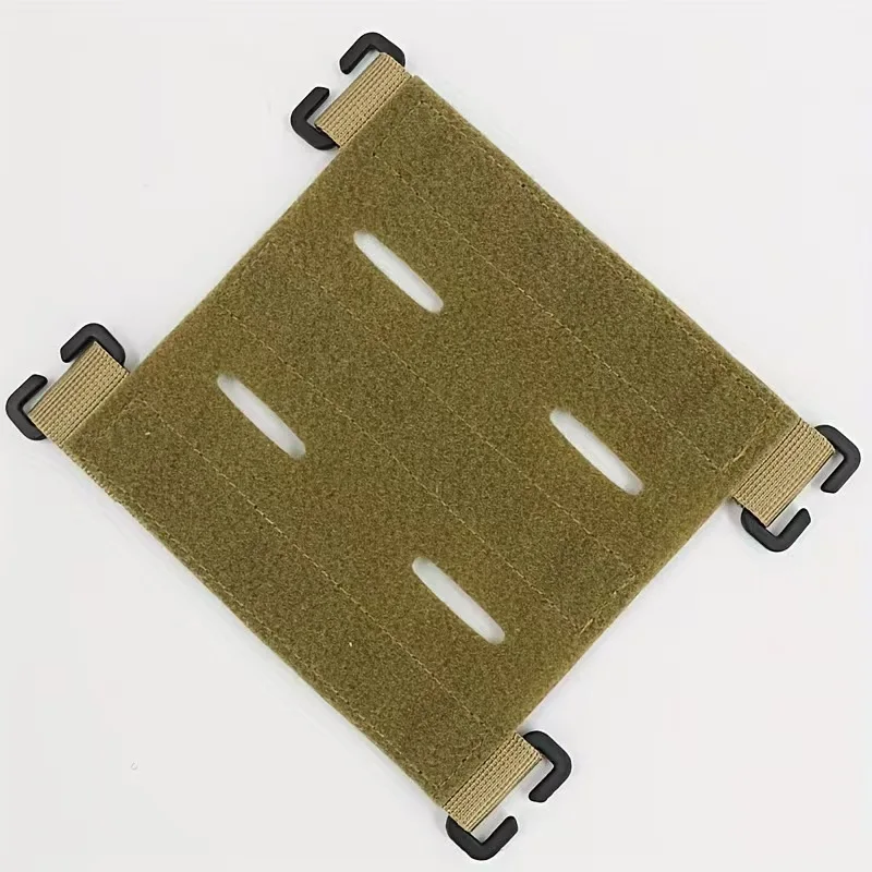 Neue Molle Patches Befestigung Haken & Schleife Panel DIY Abzeichen Patch Display Halter Bord Taschen Rucksack Weste Konverter Band Adapter – Detail 13