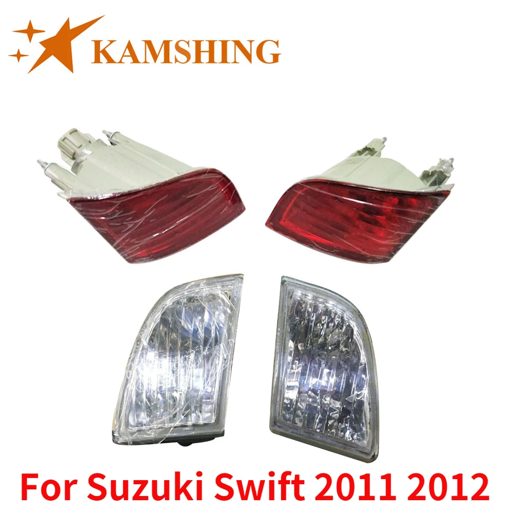 CAPQX For Suzuki Swift 2011 2012 Rear Bumper Brake Light Reflector Fog