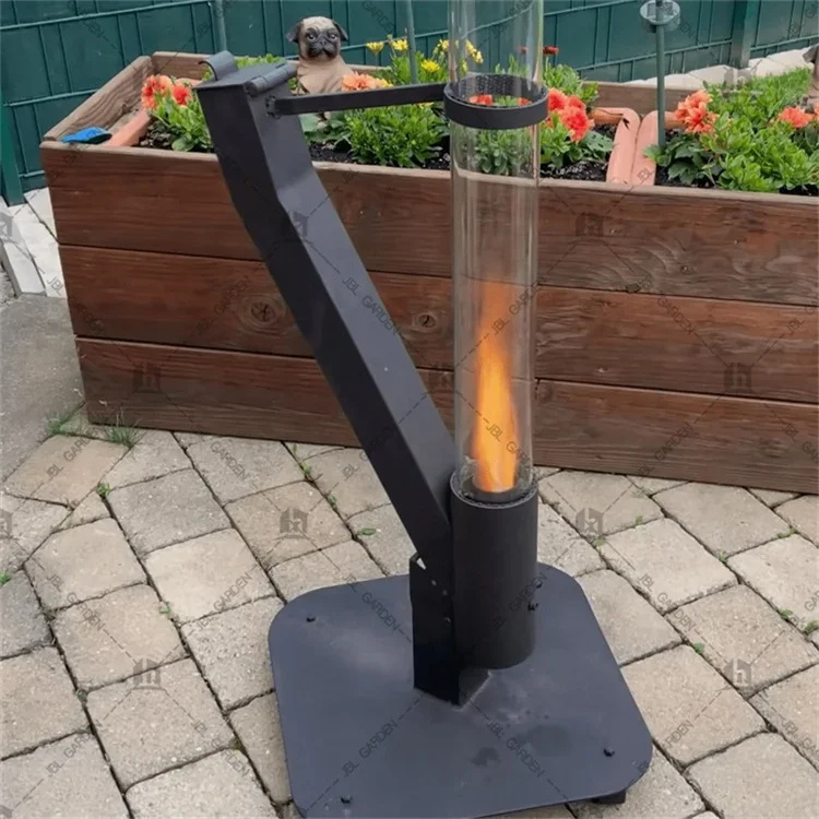 Revere Patio Heater Wood Pellets Pellet Stove Large Outdoor Space Heater  Garden Terrace Heater