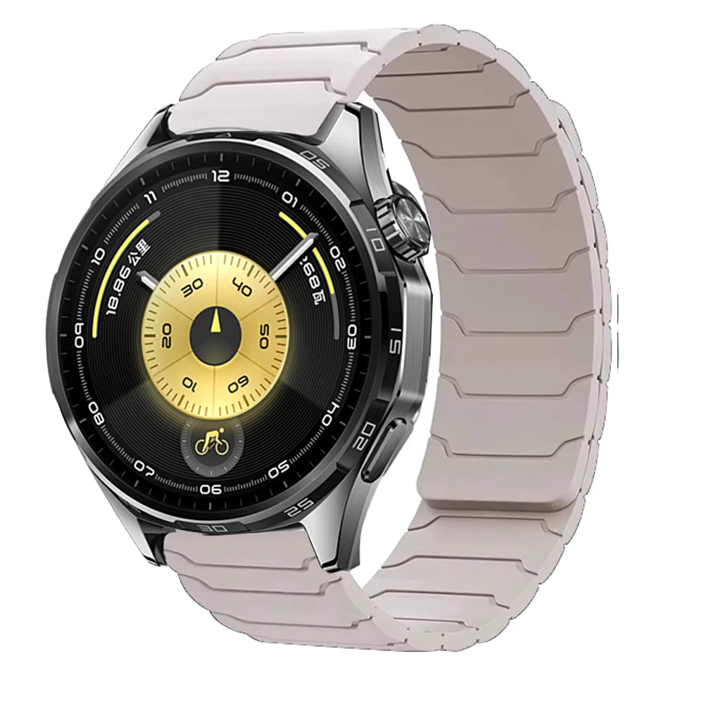 Magnetic Silicone Loop Watch Band - 22mm Accessories Bracelet Strap