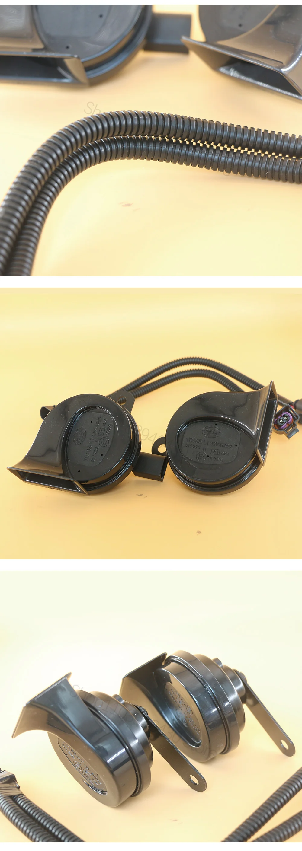 Car siren horn for Volkswagen new POLO Jetta ID4 ID3 Golf 6 MK6 Skoda New Octavia Fabia Komik high bass horn modification