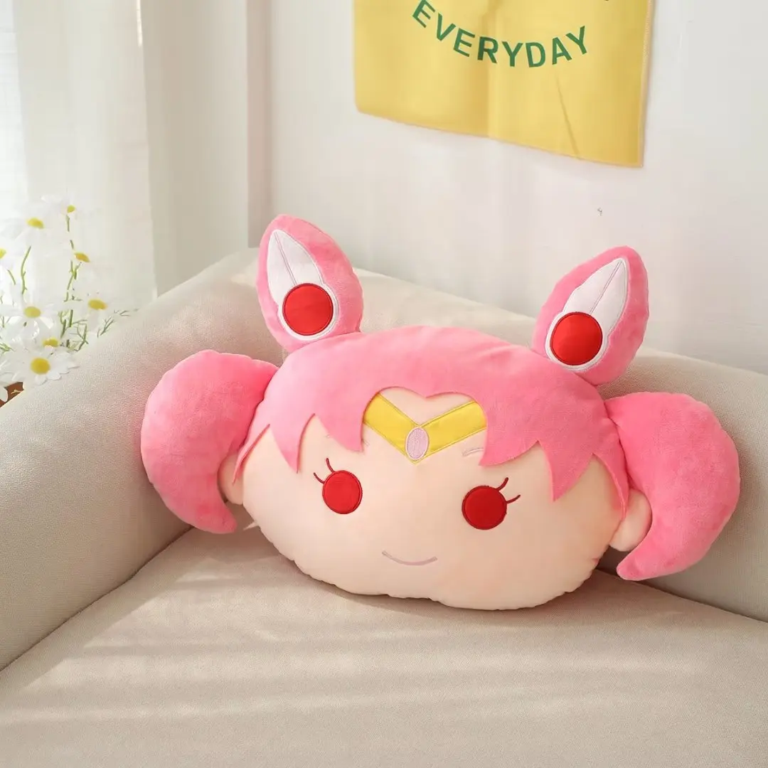 Plush Toys Anime Sailor Moon Plush Pillow Kawaii Tsukino Usagi Chiba Mamoru Stuffed Doll Girlish Gifts Birthday Present
