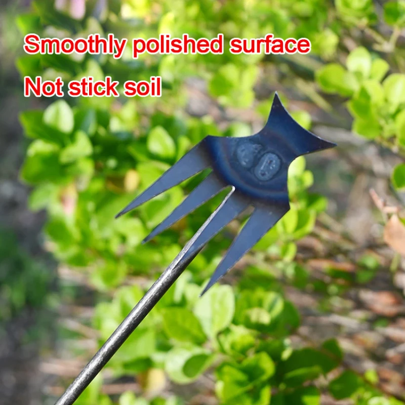 Weeding Hoe Rake Farm Tool Weeding Scarifier Artifact Agricultural Tools Tooth Nail Harrow Metal Harrow Gardening Tools
