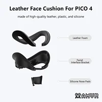 AMVR Face Cover for Pico 4 VR Headset Face Interface Bracket Replacement Washable Sponge Leather Pad for PICO4 / Pro Accessories - Image 2