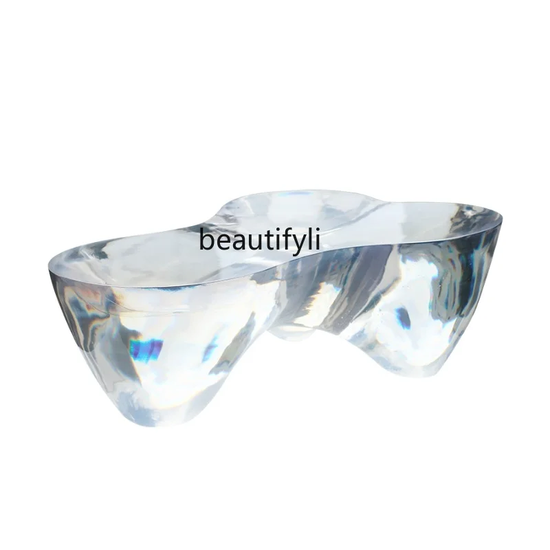 

Living Room Home Creative Coffee Table Living Room Table Transparent Resin Acrylic Sculpture coffee table for living room