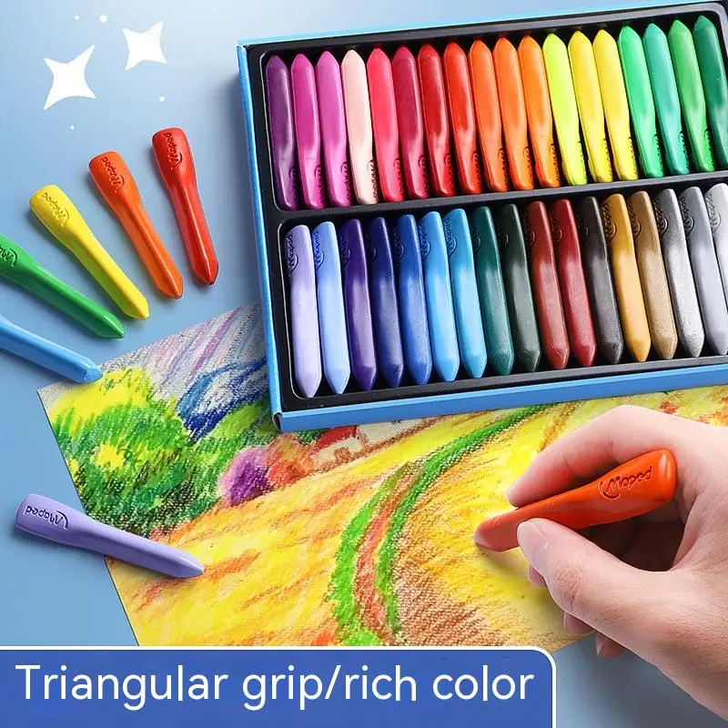 어린이 손 플라스틱 크레용 브러시,  유화 스틱, 더러운 손, 12 색, 18 색, 24 색, 36 색