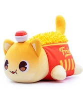 Meow – poupée en peluche douce de 25cm pour enfant, jouet en forme d'oreillers, style Aphmau Coke, frites, hamburgers, pain, sandwichs, chat, décoration de canapé 