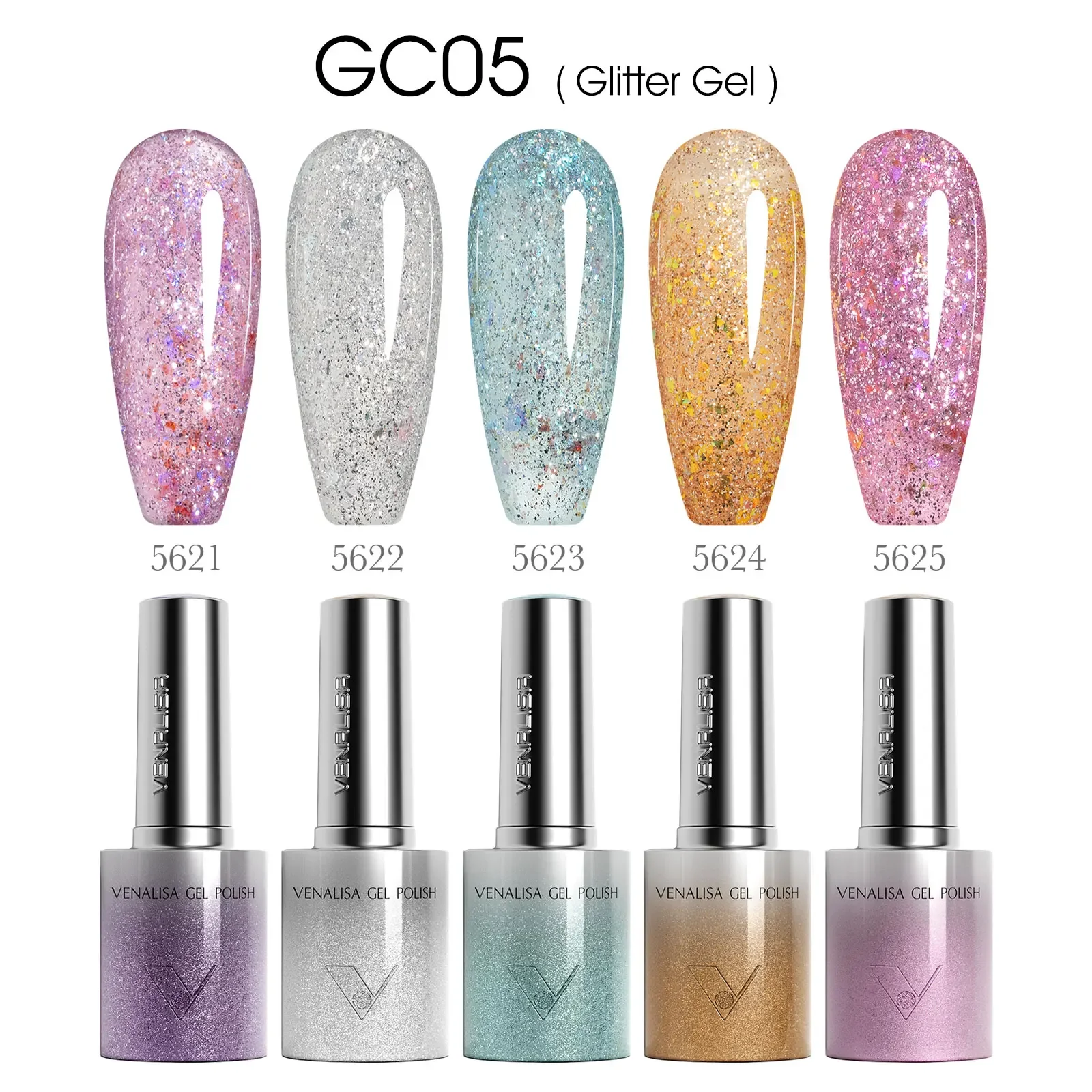 CANNI VENALISA Color Cat Eye Gel Nagellack-Set HEMA FREE TPO FREE Glossy Diamond Winter Nails Gel Soak Off UV LED Gel Lack – Detail 19