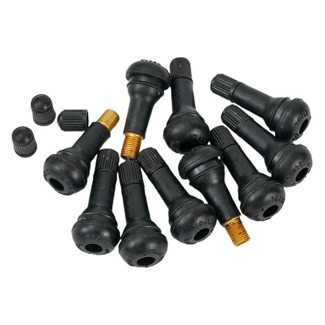 10Pcs TR413 Snap In Type Rubber Valve Tool Set Tubeless Tyre Valves Stems Rubber Valve Stems Car Accessories Parts Replacement - Image 3