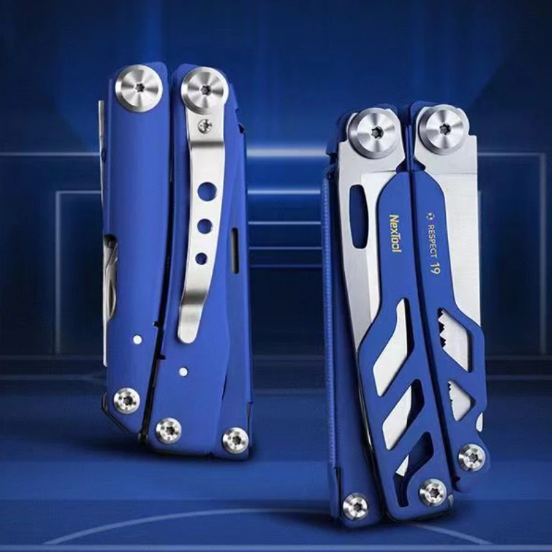 Youpin NexTool 휴대용 접이식 전술 플라이어 나이프, 야외 도구, 멀티 툴 케이블 와이어 커터, 16 in 1 플래그십 프로 EDC 도구