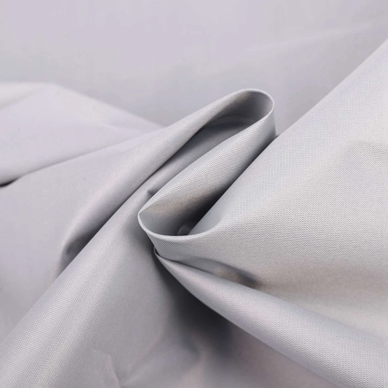 5X Silver Reflective Fabric Sew On Cloth Material Highlight Chemical Fiber 39.4Inch