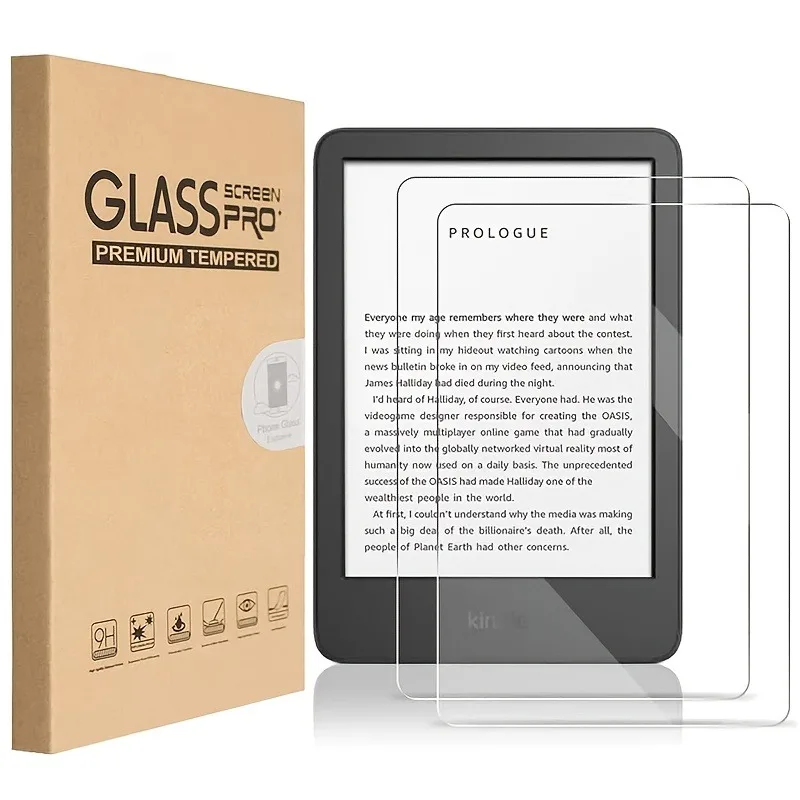 Premium 6-Inch HD Tablet Tempered Glass Screen Protector - Full Cover Protective Film, 9H Hardness