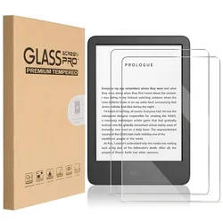Premium 6 - Inch HD Tablet Tempered Glass Screen Protector - Full Cover Protective Film, 9H Hardness (2 pcs)