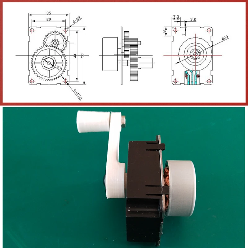 Mini Hand Crank Generator Outdoor Emergency Mobile Phone Charging Three Phase Permanent Magnet Brushless