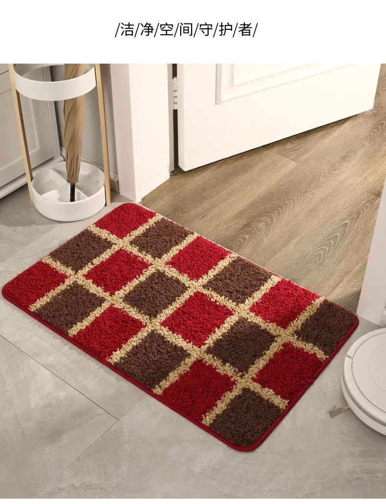 Red Door Rug, Chinese Style Safe Blessing Rug, Dirt Resistant Home Shoe  Entry Decorative Carpet, Indoor Outdoor Entrance Mat, Absorbent Bath Mat,  Suitable For Living Room Bedroom Bathroom Kitchen Balcony Patio Laundry 